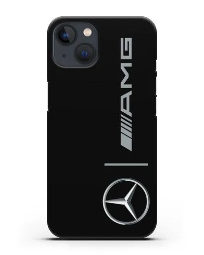 Чехол Мерседес Бенц АМГ силиконовый для iPhone 13
