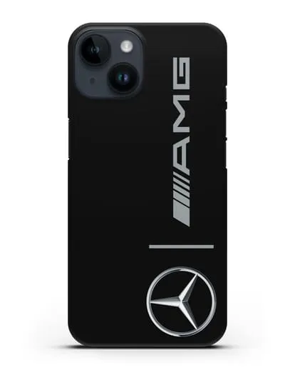 Чехол Мерседес Бенц АМГ силиконовый для iPhone 14