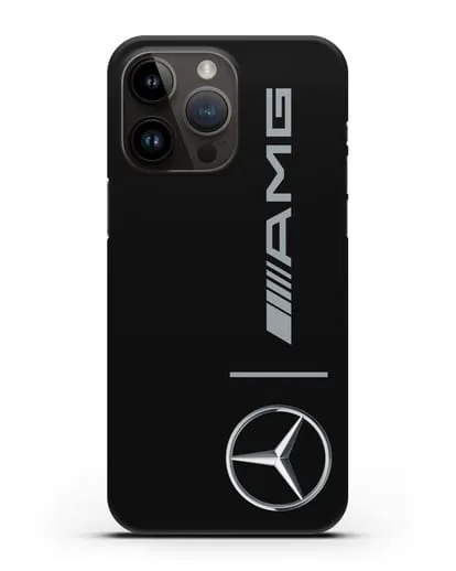 Чехол Мерседес Бенц АМГ силиконовый для iPhone 14 Pro Max