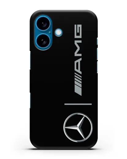 Чехол Мерседес Бенц АМГ силиконовый для iPhone 16