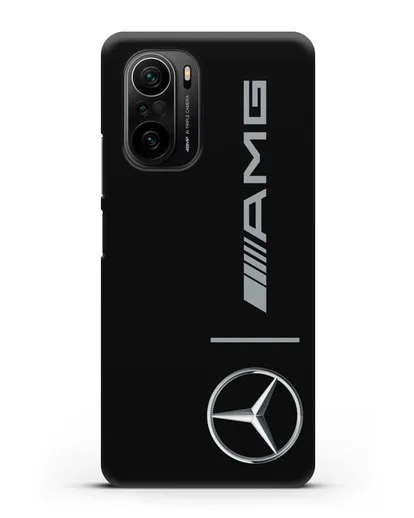 Чехол Мерседес Бенц АМГ силиконовый для Xiaomi Poco F3