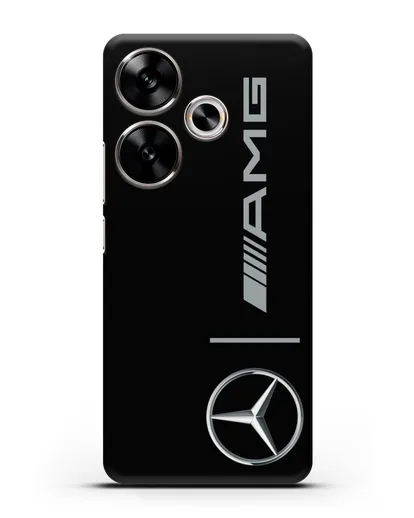 Чехол Мерседес Бенц АМГ силиконовый для Xiaomi Poco F6