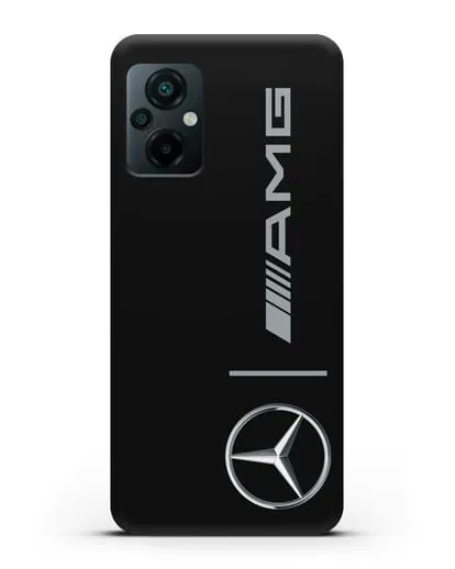 Чехол Мерседес Бенц АМГ силиконовый для Xiaomi Poco M5