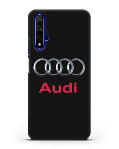 Чехол с логотипом Audi силиконовый для Honor 20