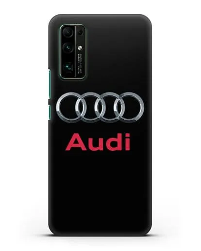 Чехол с логотипом Audi силиконовый для Honor 30