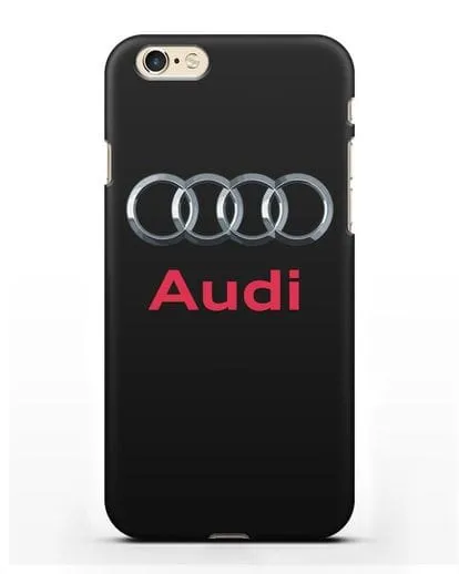 Чехол с логотипом Audi силиконовый для iPhone 6s