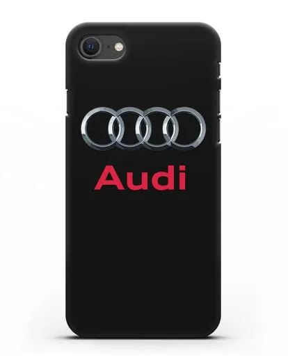 Чехол с логотипом Audi силиконовый для iPhone SE 2020
