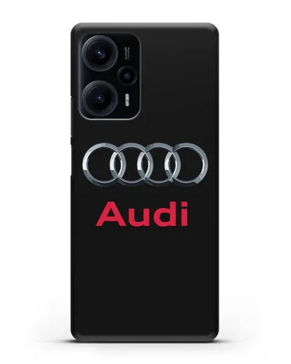 Чехол с логотипом Audi силиконовый для Xiaomi Poco F5