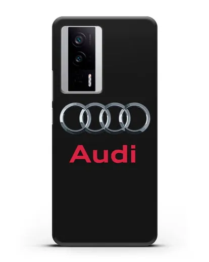 Чехол с логотипом Audi силиконовый для Xiaomi Poco F5 Pro