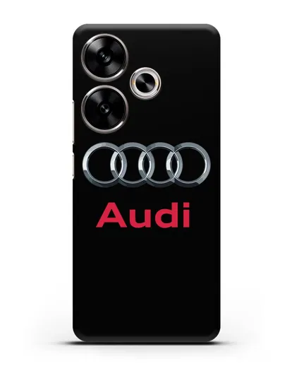 Чехол с логотипом Audi силиконовый для Xiaomi Poco F6