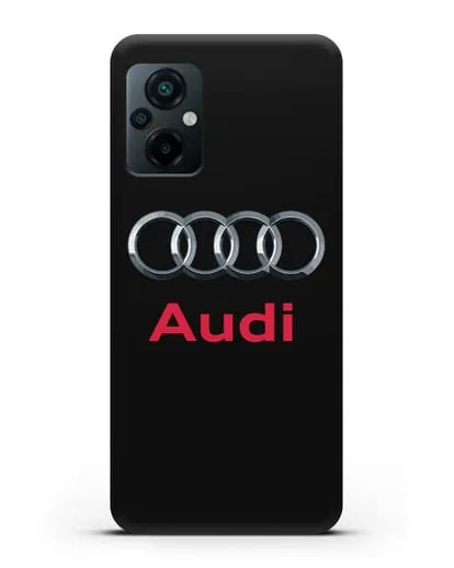 Чехол с логотипом Audi силиконовый для Xiaomi Poco M5