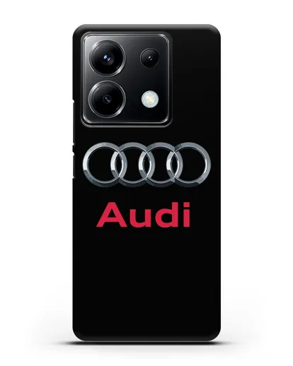 Чехол с логотипом Audi силиконовый для Xiaomi Poco X6