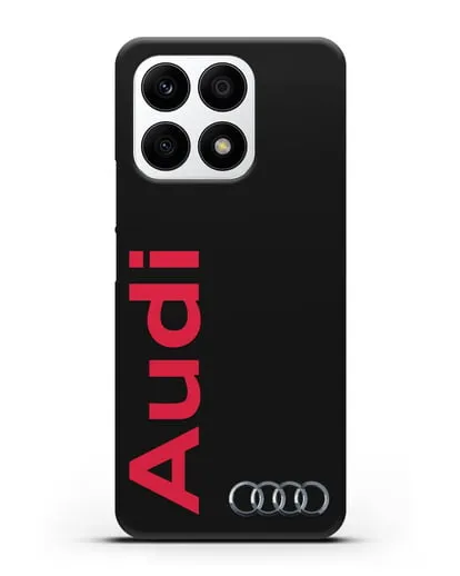 Чехол с надписью Audi и логотипом силиконовый для Honor X8a
