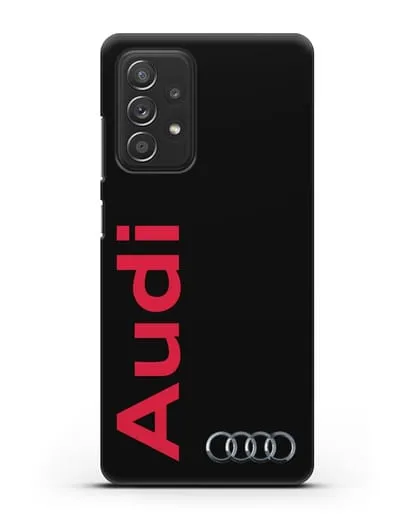 Чехол с надписью Audi и логотипом силиконовый для Samsung Galaxy A53