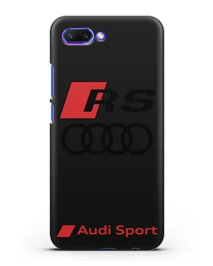 Чехол с логотипом Audi RS Sport силиконовый для Honor 10