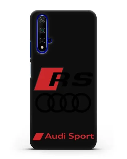 Чехол с логотипом Audi RS Sport силиконовый для Honor 20