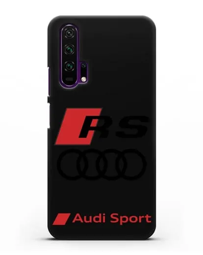 Чехол с логотипом Audi RS Sport силиконовый для Honor 20 Pro