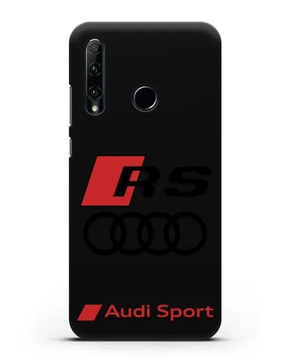Чехол с логотипом Audi RS Sport силиконовый для Honor 20e