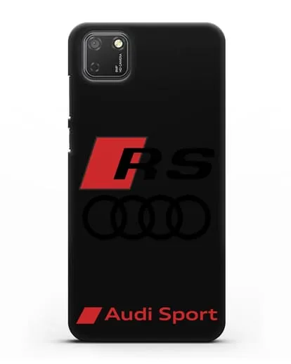 Чехол с логотипом Audi RS Sport силиконовый для Honor 9S