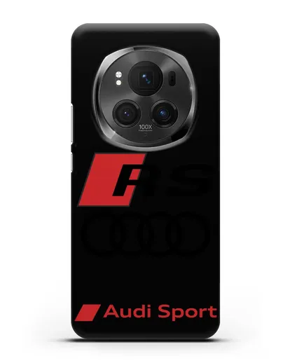 Чехол с логотипом Audi RS Sport силиконовый для Honor Magic 6 Pro