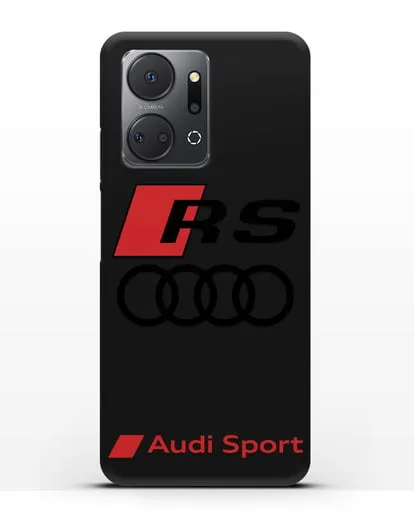 Чехол с логотипом Audi RS Sport силиконовый для Honor X7a