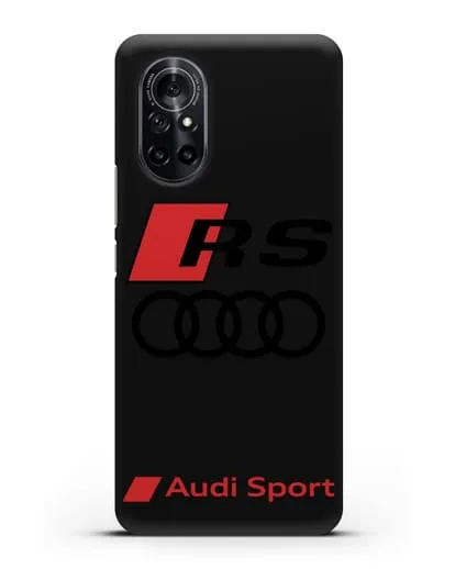 Чехол с логотипом Audi RS Sport силиконовый для Huawei Nova 8