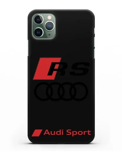 Чехол с логотипом Audi RS Sport силиконовый для iPhone 11 Pro