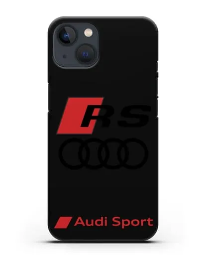 Чехол с логотипом Audi RS Sport силиконовый для iPhone 13
