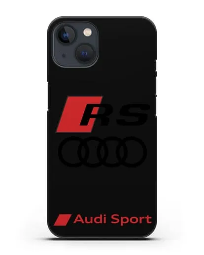 Чехол с логотипом Audi RS Sport силиконовый для iPhone 13 Mini