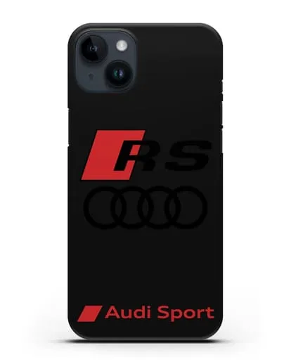 Чехол с логотипом Audi RS Sport силиконовый для iPhone 14 Plus