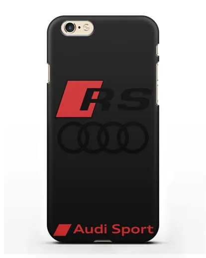 Чехол с логотипом Audi RS Sport силиконовый для iPhone 6s