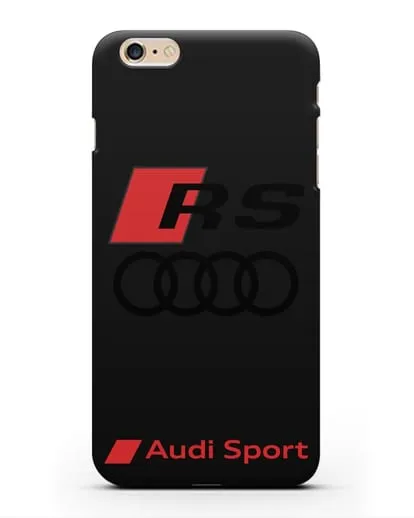 Чехол с логотипом Audi RS Sport силиконовый для iPhone 6 Plus