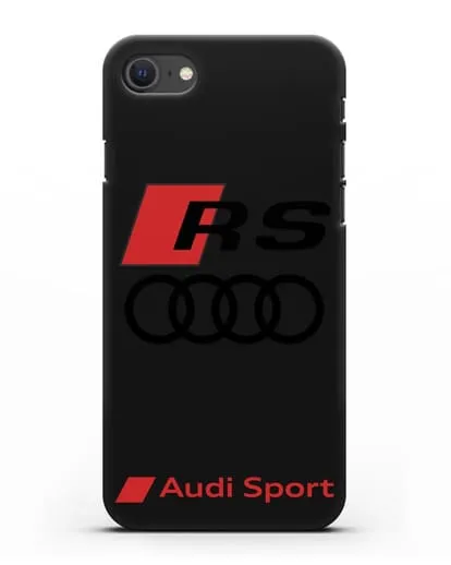 Чехол с логотипом Audi RS Sport силиконовый для iPhone SE 2020