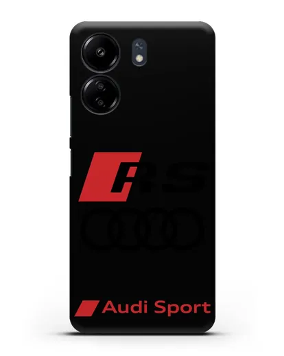 Чехол с логотипом Audi RS Sport силиконовый для Xiaomi Poco C65