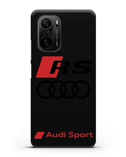 Чехол с логотипом Audi RS Sport силиконовый для Xiaomi Poco F3