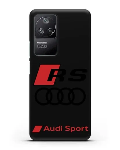 Чехол с логотипом Audi RS Sport силиконовый для Xiaomi Poco F4