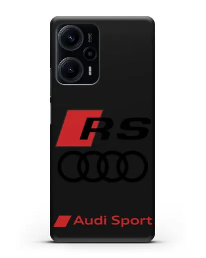 Чехол с логотипом Audi RS Sport силиконовый для Xiaomi Poco F5