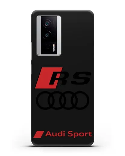 Чехол с логотипом Audi RS Sport силиконовый для Xiaomi Poco F5 Pro