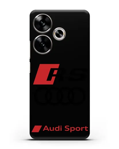 Чехол с логотипом Audi RS Sport силиконовый для Xiaomi Poco F6