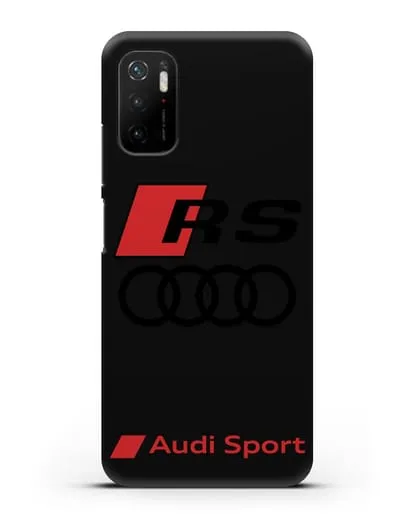 Чехол с логотипом Audi RS Sport силиконовый для Xiaomi Poco M3 Pro