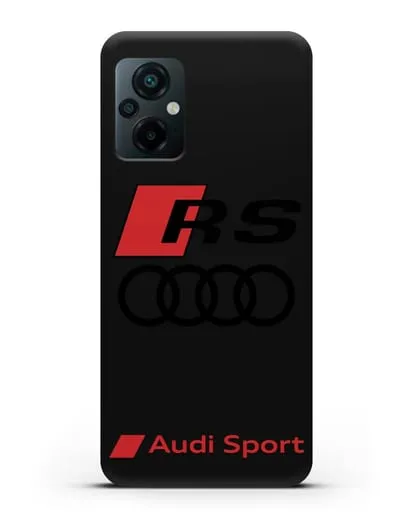 Чехол с логотипом Audi RS Sport силиконовый для Xiaomi Poco M5