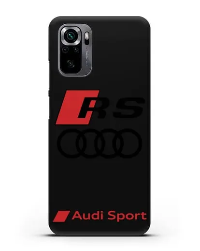 Чехол с логотипом Audi RS Sport силиконовый для Xiaomi Poco M5s