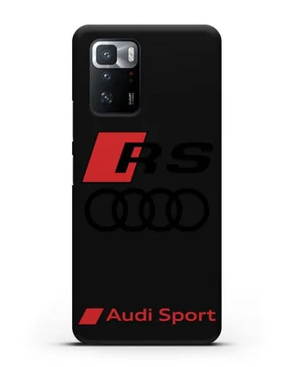 Чехол с логотипом Audi RS Sport силиконовый для Xiaomi Poco X3 GT