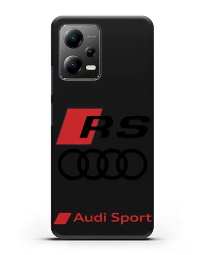 Чехол с логотипом Audi RS Sport силиконовый для Xiaomi Poco X5