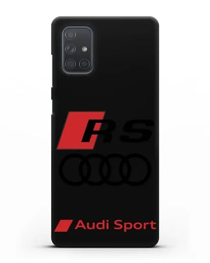 Чехол с логотипом Audi RS Sport силиконовый для Samsung Galaxy A71 [SM-A715F]