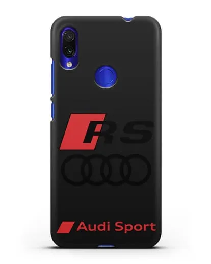 Чехол с логотипом Audi RS Sport силиконовый для Xiaomi Redmi Note 7