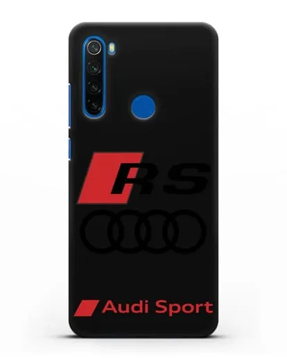 Чехол с логотипом Audi RS Sport силиконовый для Xiaomi Redmi Note 8