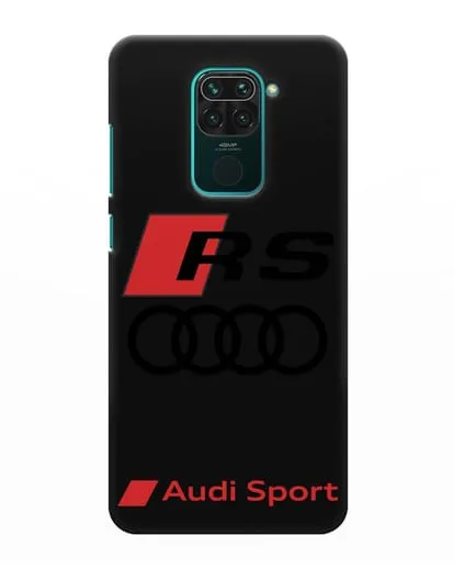 Чехол с логотипом Audi RS Sport силиконовый для Xiaomi Redmi Note 9