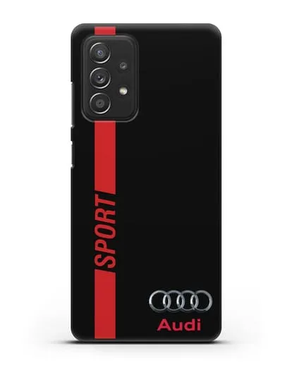 Чехол с надписью Audi Sport силиконовый для Samsung Galaxy A53