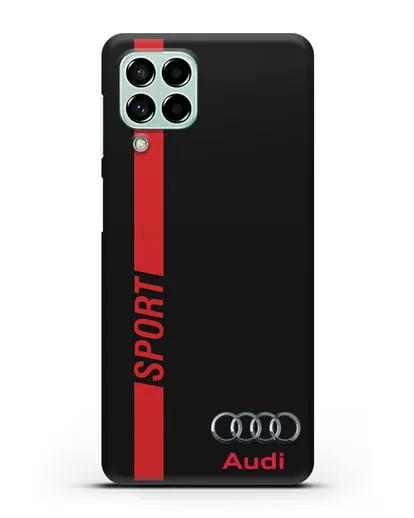 Чехол с надписью Audi Sport силиконовый для Samsung Galaxy M53 [SM-M536]